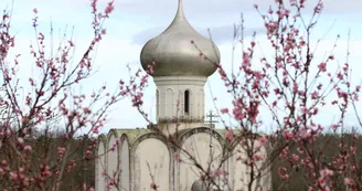 Exposition-vente au monastère orthodoxe de Korssoun